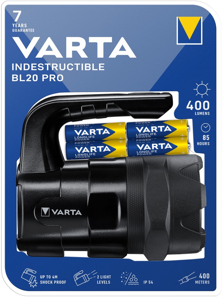Varta 18751 Indestructible BL20 incl.. 6 x AA