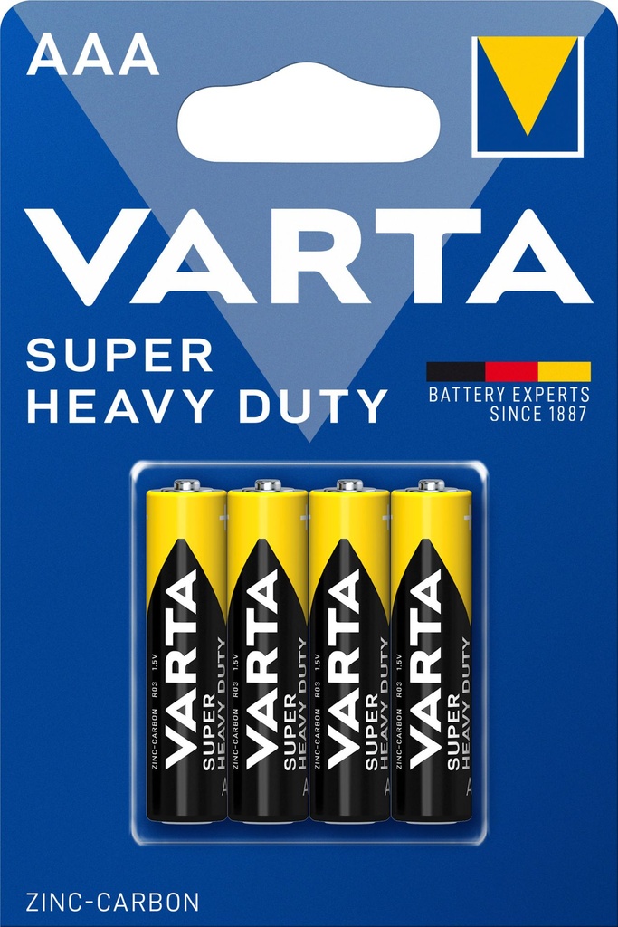 Varta Superlife / Super Heavy Duty AAA Blister 4
