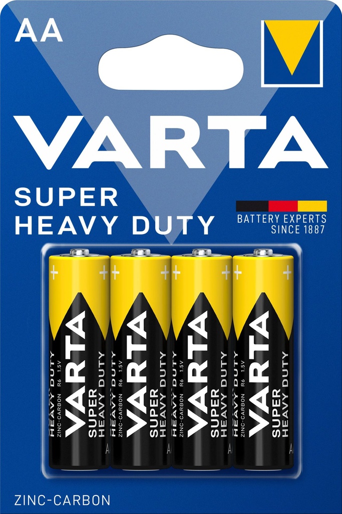 Varta Superlife / Super Heavy Duty AA Blister 4