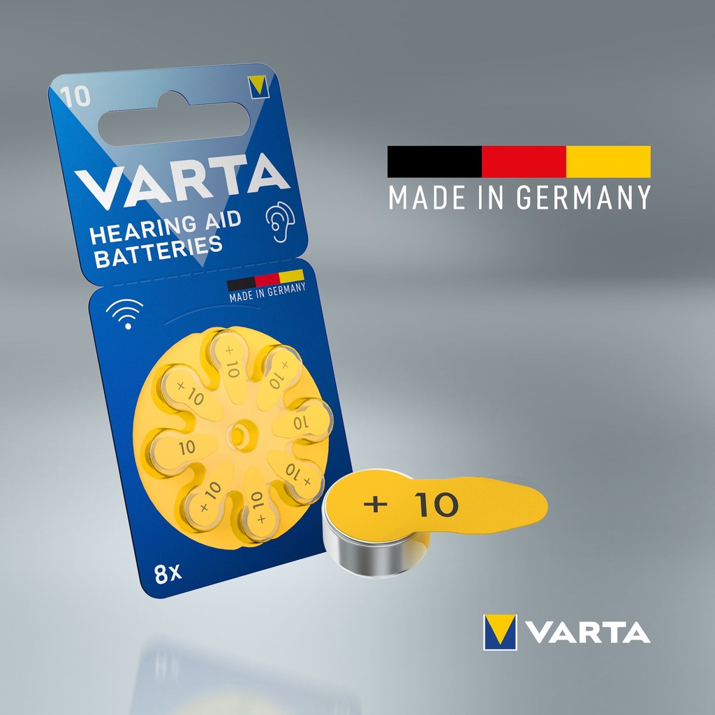 Varta 24610 Hearing Aid Battery 10 Blister 8