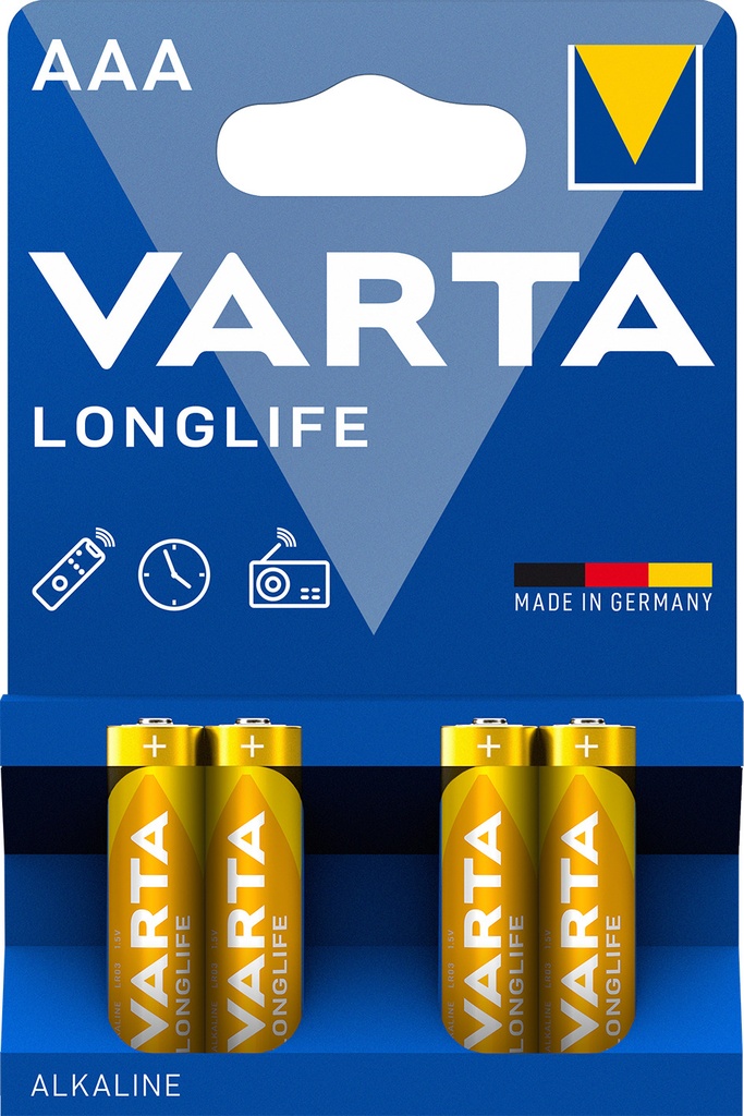 Varta 4103 LR03 Longlife Alkaline Blister 4