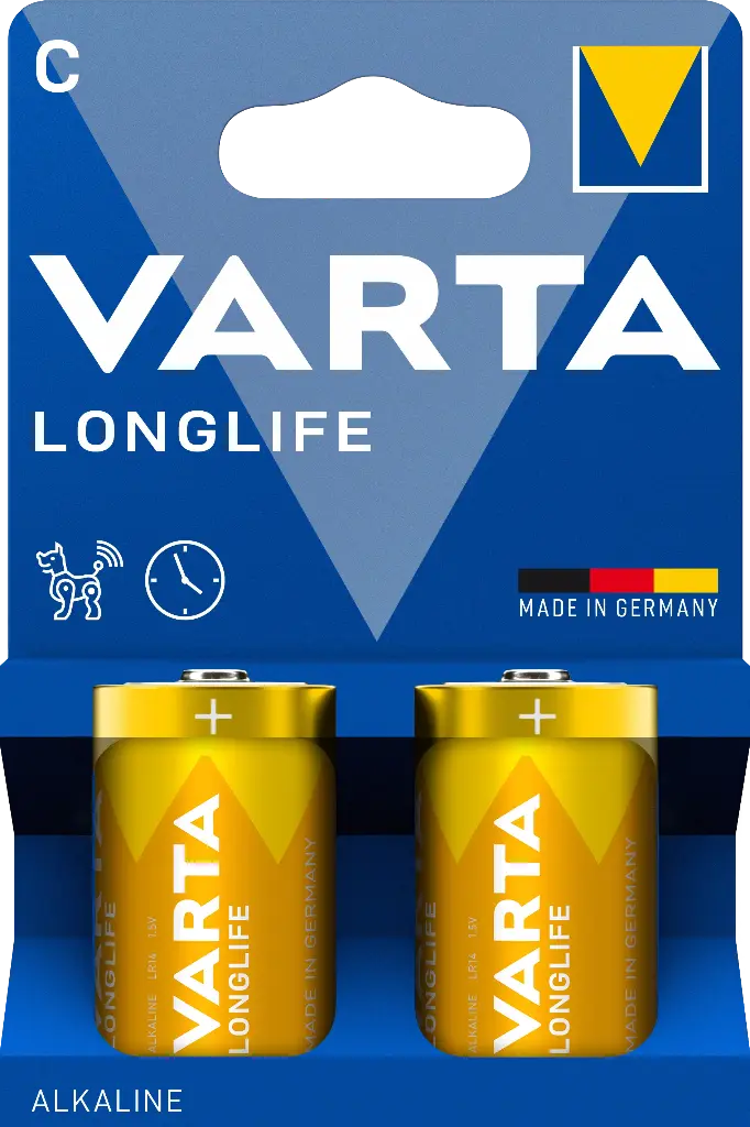 Varta 4114 LR14 Longlife Alkaline Blister 2