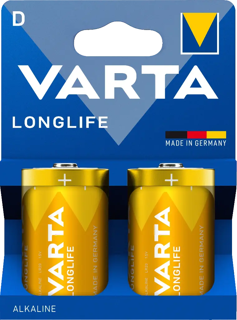 Varta 4120 LR20 Longlife Alkaline Blister 2
