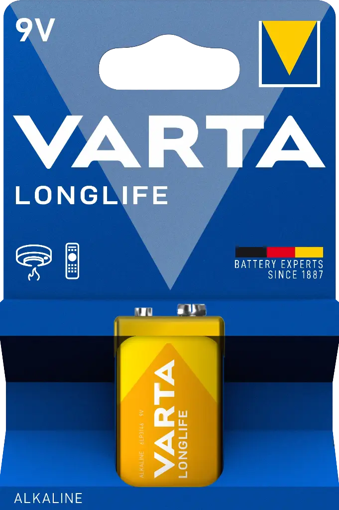 Varta 4122 6LR61 Longlife Alkaline Blister 1