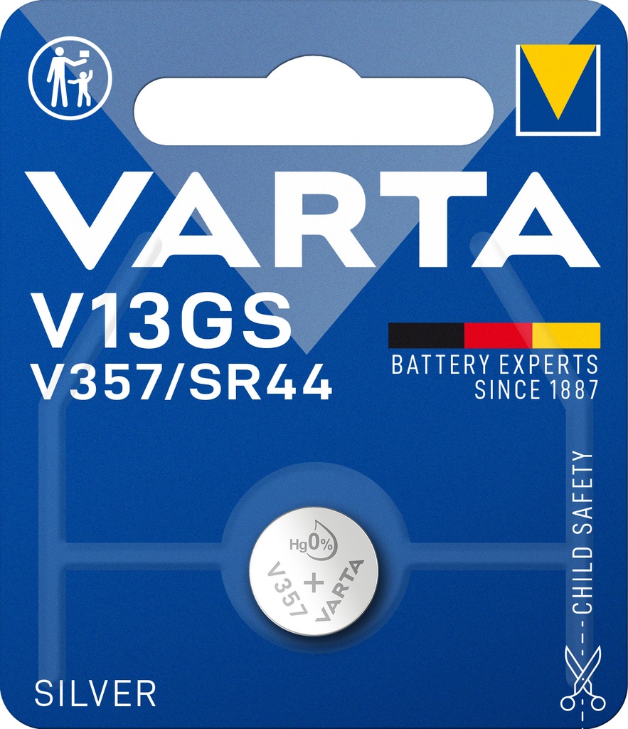Varta 4176 V13GS 357 Si-Ox blister 1