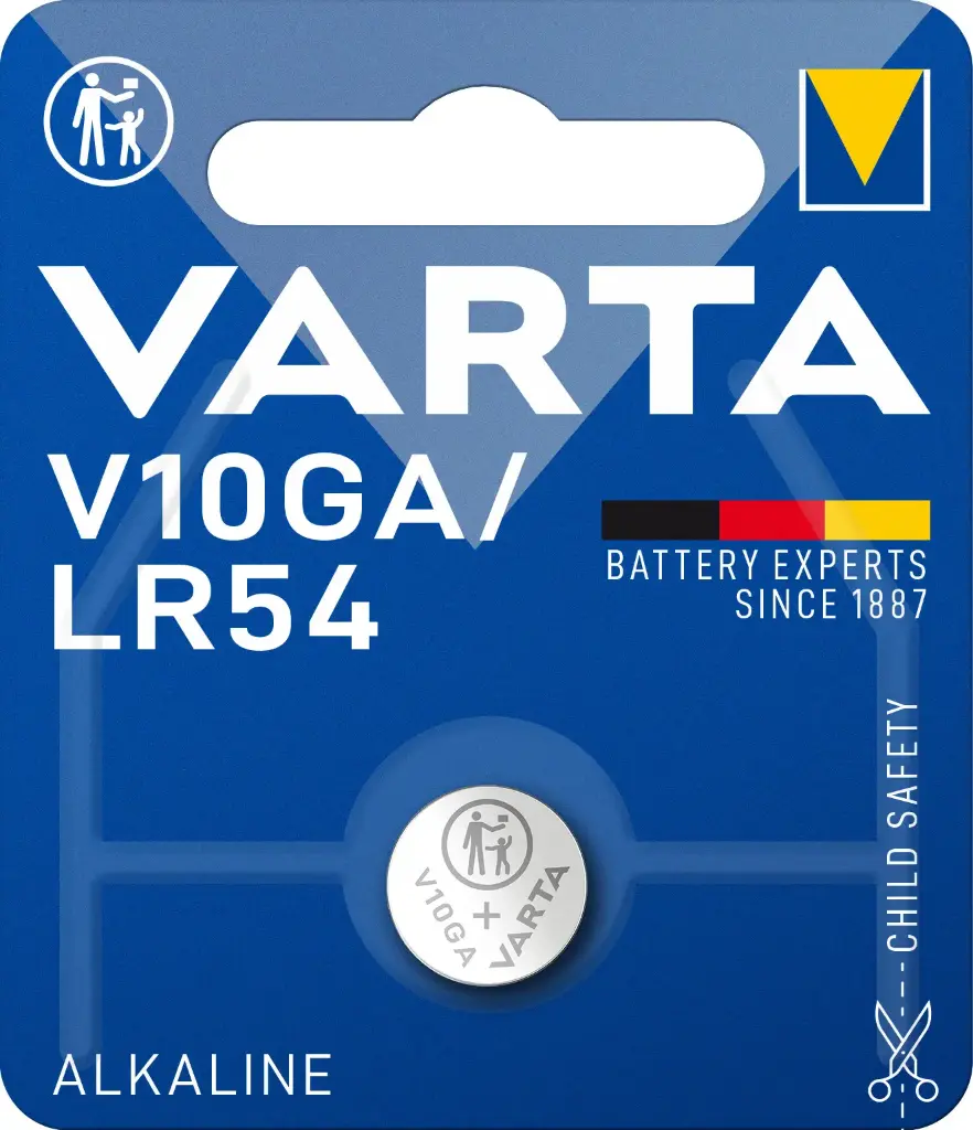 Varta 4274 V10GA LR54 Alkaline 1.5V Blister 1
