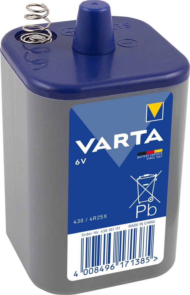 Varta Blok 430 4R25 6V - 7500mAh