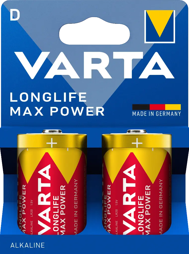 Varta 4720 Longlife Power Max LR20 Alkaline Blister 2