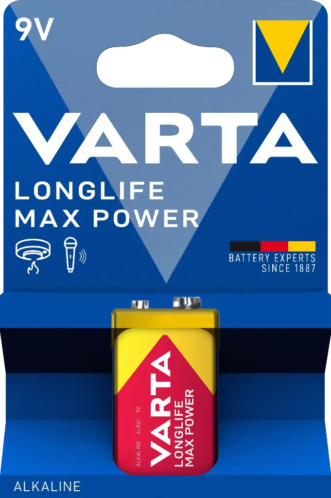 Varta 4722 Longlife Power Max 6LR61 Blister 1