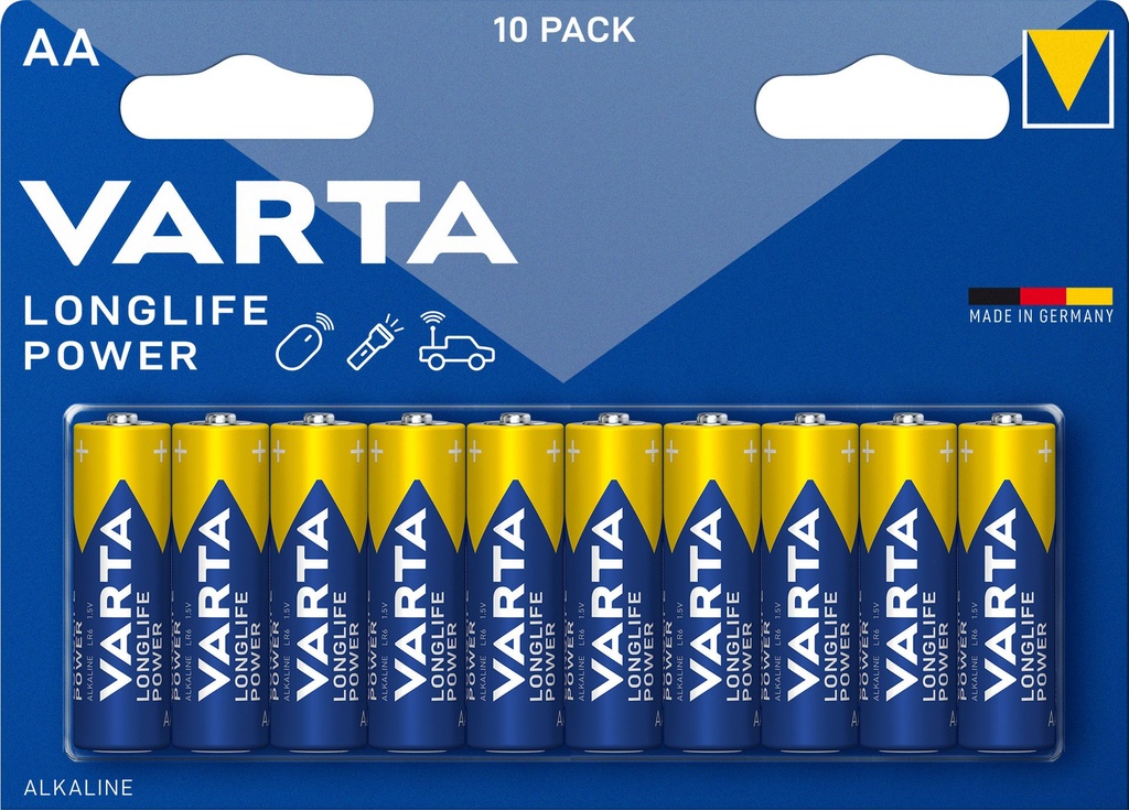 Varta 4906 LR06 Alkaline Longlife Power Blister 10