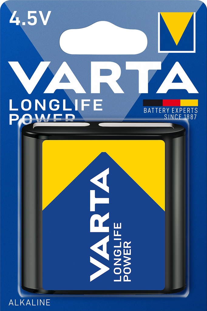 Varta 4912 3LR12 Alk. Longlife Power Blister 1