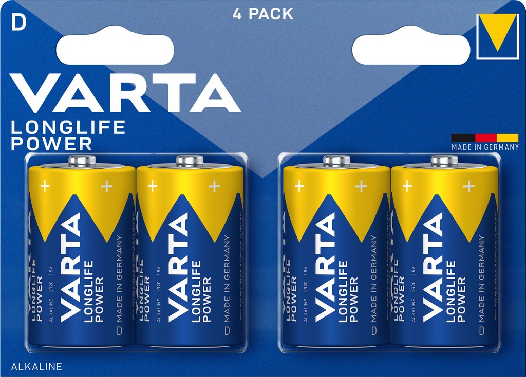 Varta 4920 LR20 Alkaline Longlife Power Blister 4