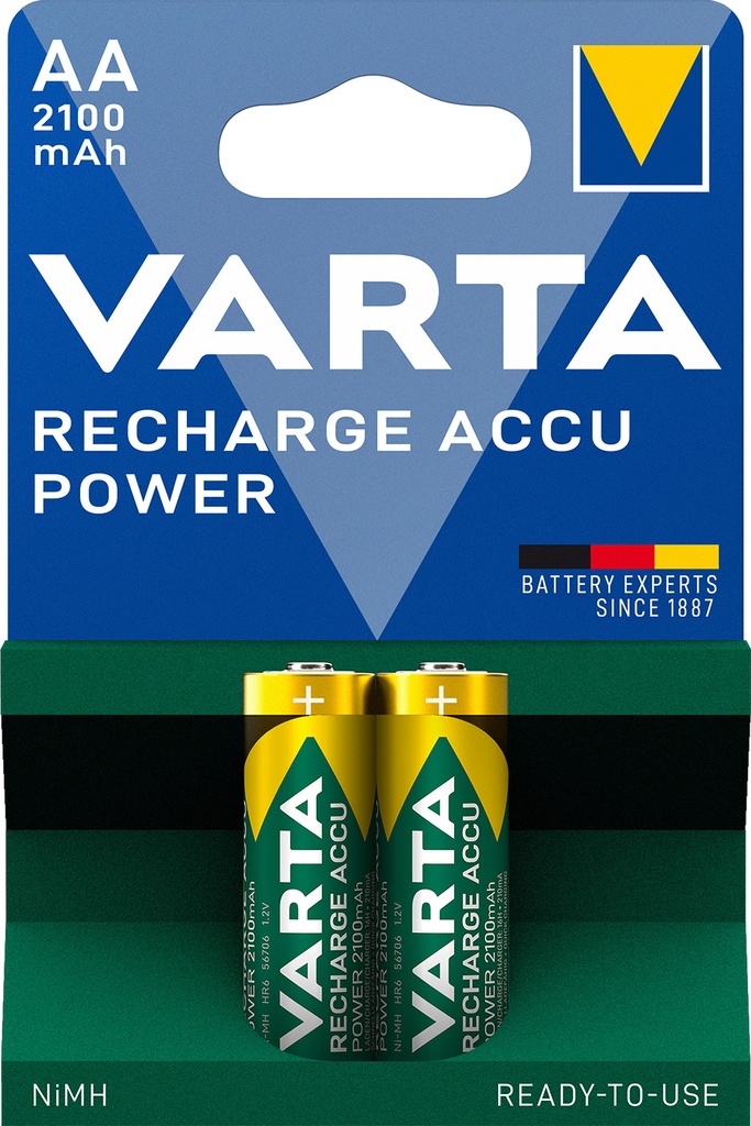 Varta 56706 HR06 AA Nimh 2100mAh Blister 2
