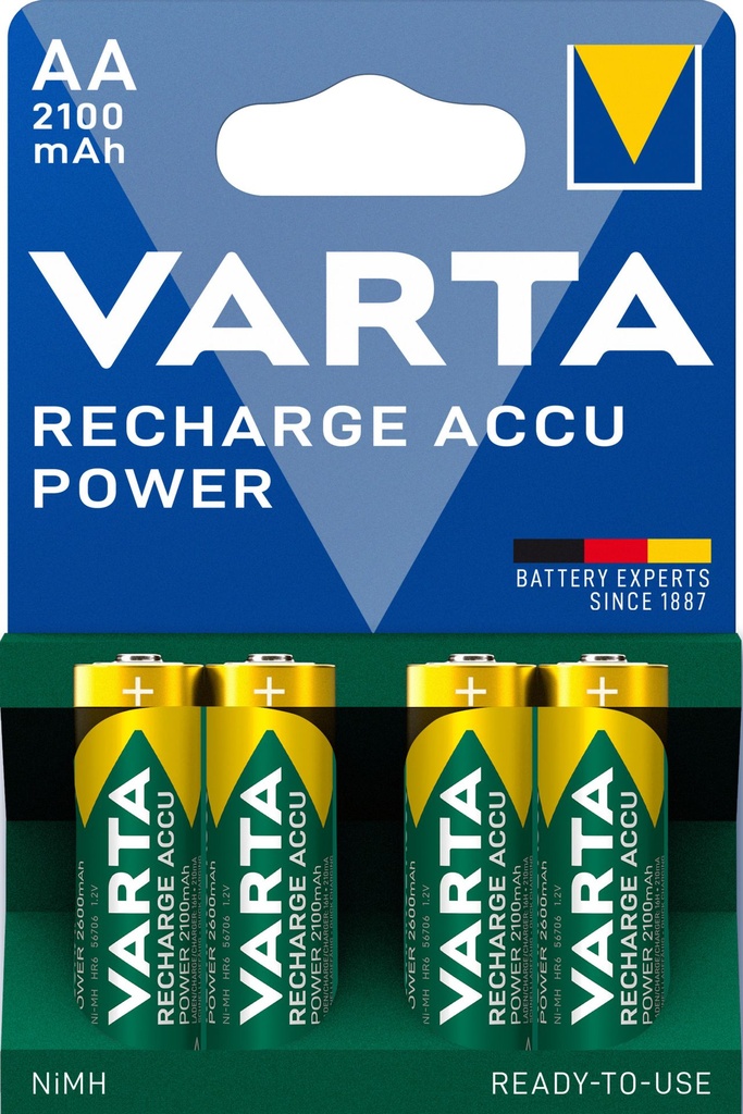 Varta 56706 HR06 AA Nimh 2100mAh Blister 4