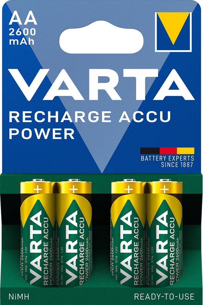 Varta 5716 Nimh 2600mAh R2U blister 4