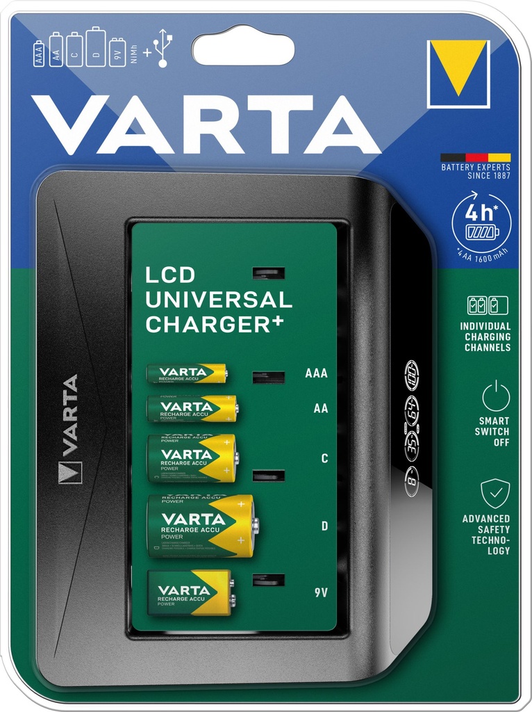 Varta LCD Universal Charger+