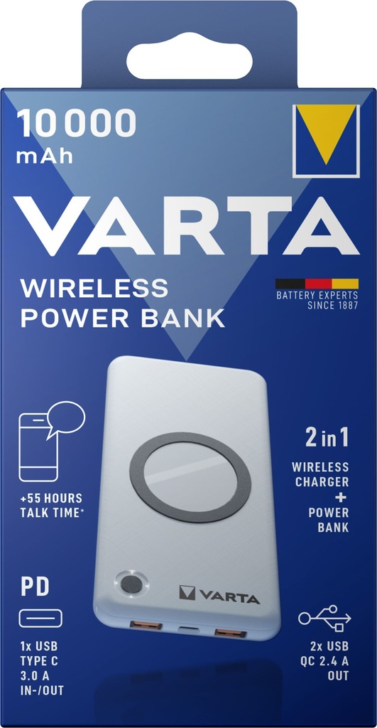 Varta Wireless Power Bank 10.000mAh