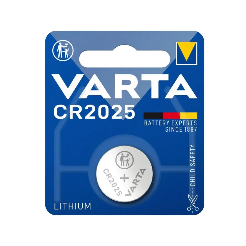 Varta 6025 CR2025 Lithium 3V Blister 1