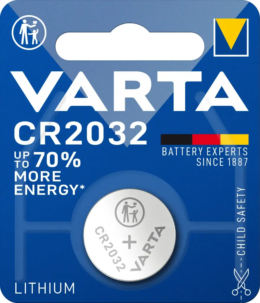 Varta 6032 CR2032 Lithium 3V Blister 1