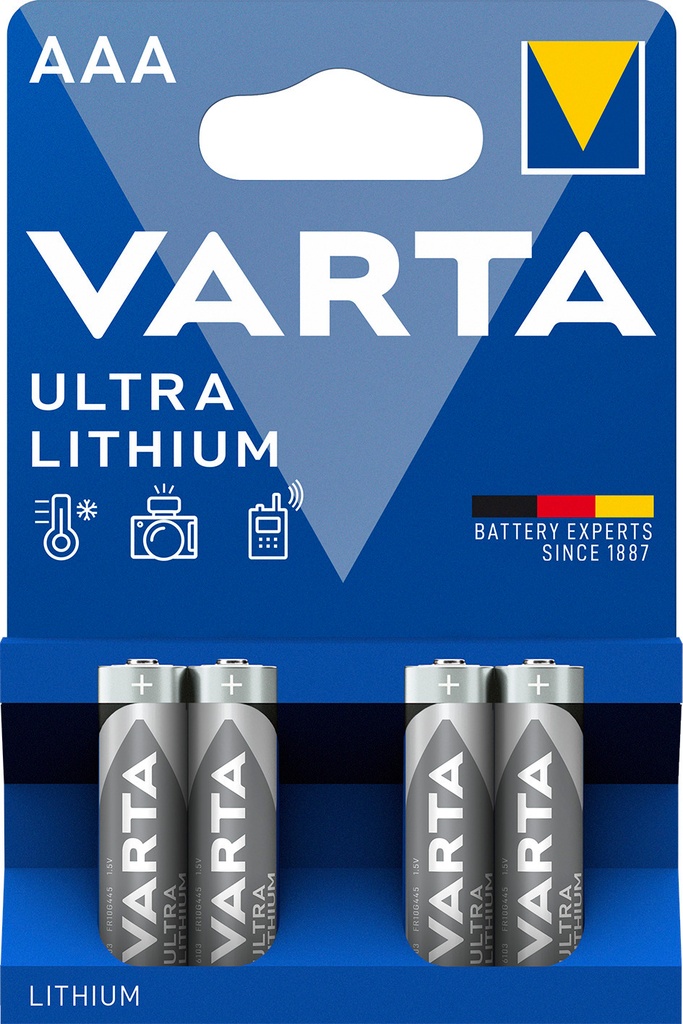 Varta Professionnal Lithium AAA Blister 4