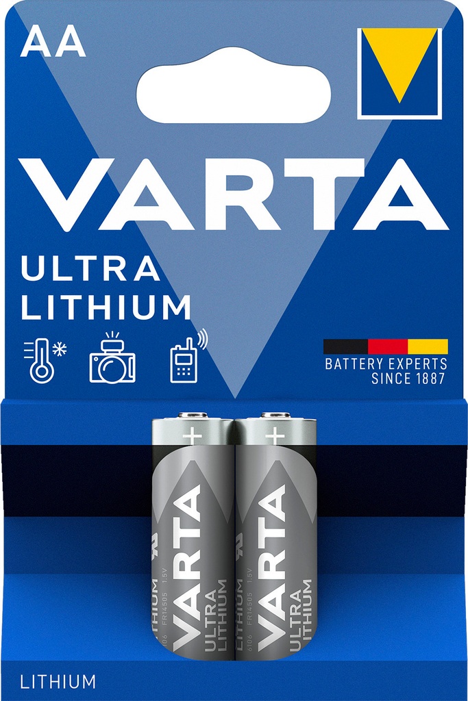 Varta Professionnal Lithium AA Blister 2