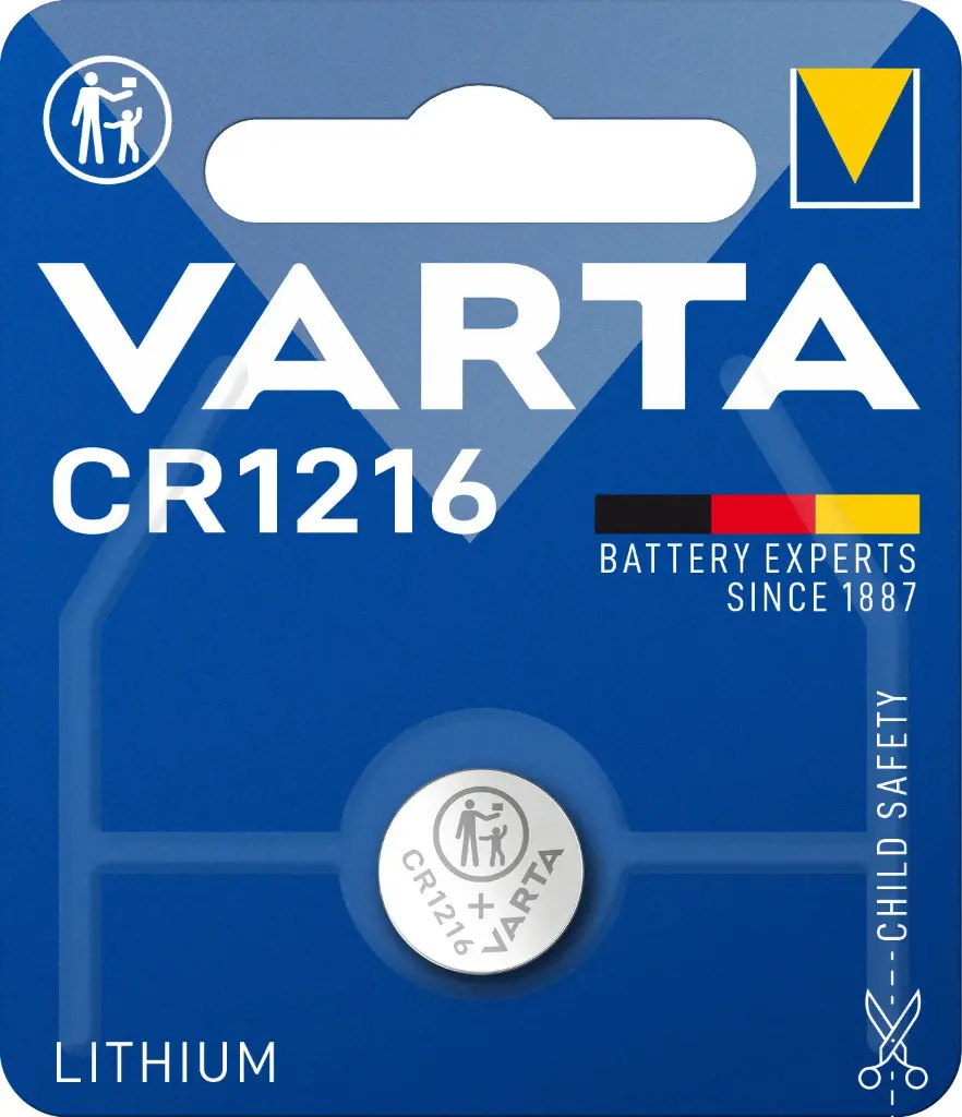 Varta 6216 CR1216 Lithium 3V Blister 1