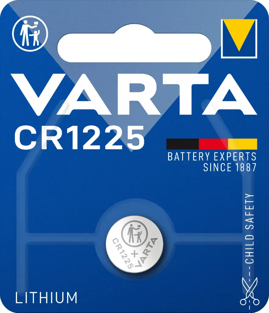 Varta 6225 CR1225 Lithium 3V Blister 1