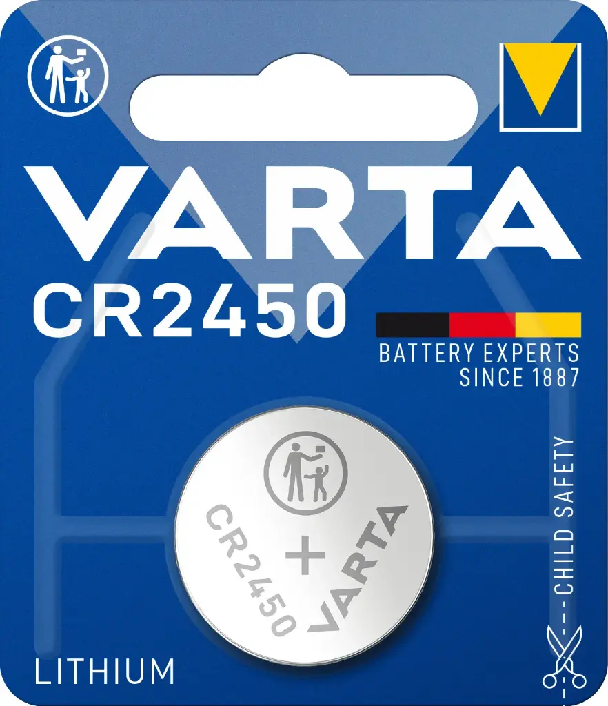 Varta 6450 CR2450 Lithium 3V Blister 1