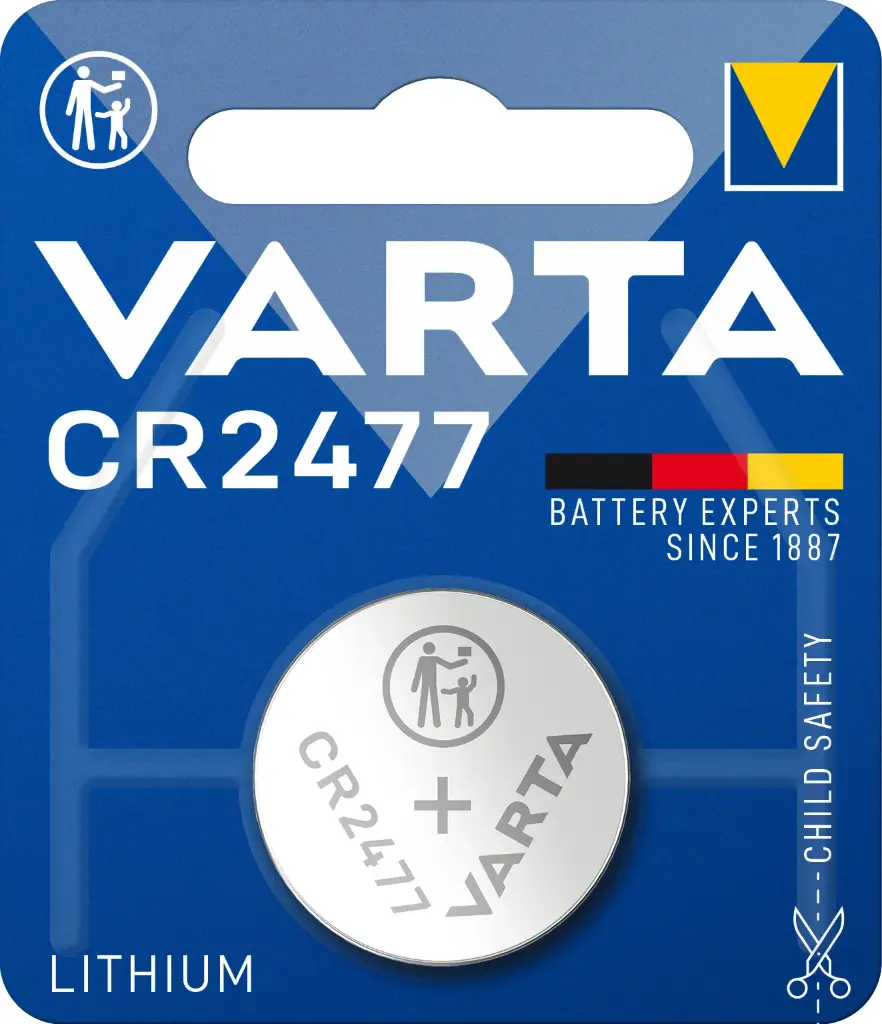 Varta 6477 CR2477 Lithium 3V Blister 1