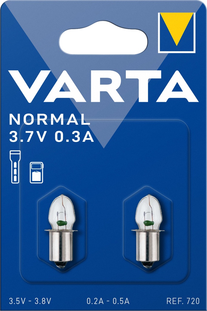 Varta 720 Lampje 3.7V 0.3A