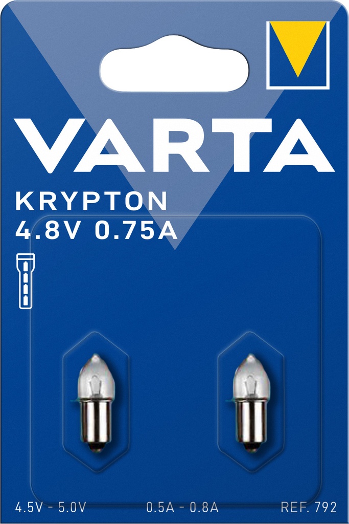 Varta 792 Lampje 4.8V 0.75A