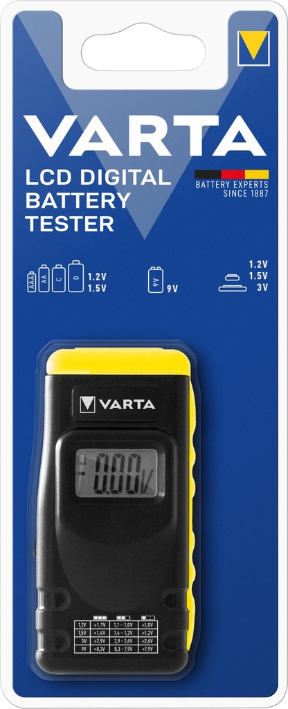 Varta digital batterij tester