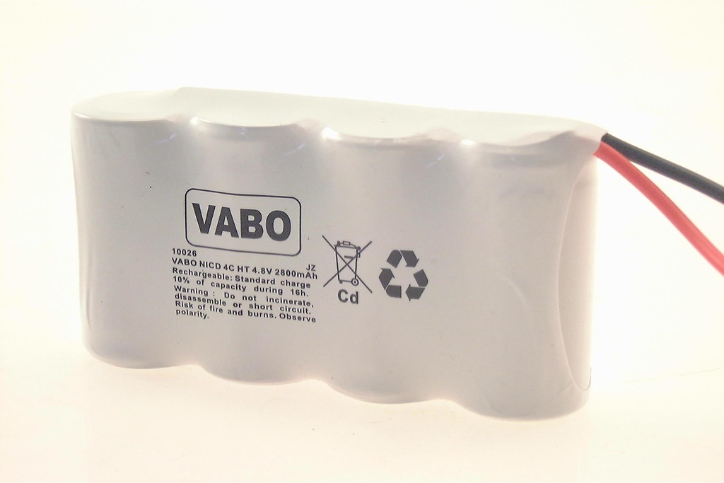 Vabo Nicd 4C HT ZAZ 4.8V 100x25x50