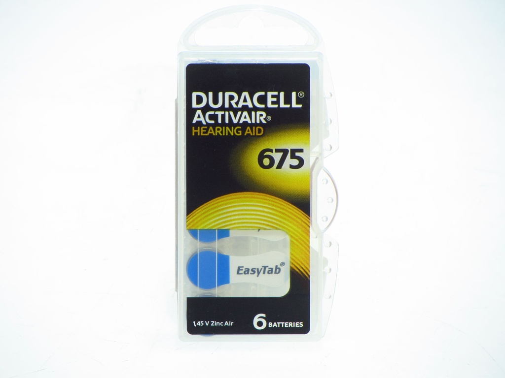 Activair - Duracell 675 Easytab - BLx6