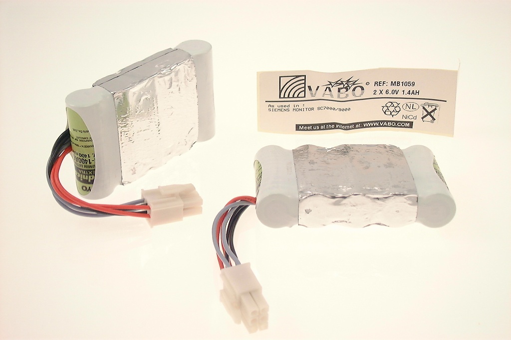 AX Med Batt 1059 Nicd  1 set = 2 batteries - POR