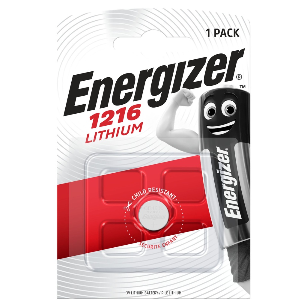 Energizer CR 1216 Lithium 3V Blister 1