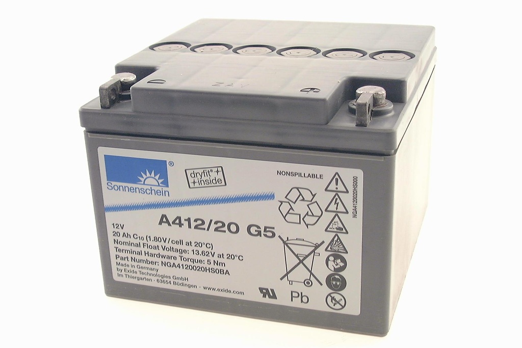 Sonnenschein A412/20G5  167X176X126 12V 20AH - POR