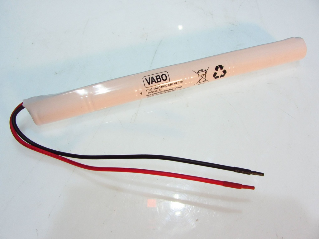 Vabo Nicd 6SC HT STACK 7.2V 22AWG 23x252