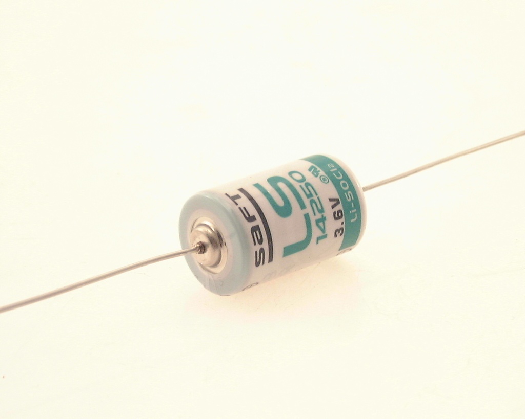 Saft LS 3 - CNA - Axial Wires 3.6V LIT LS14250 -1/2AA- 14.5