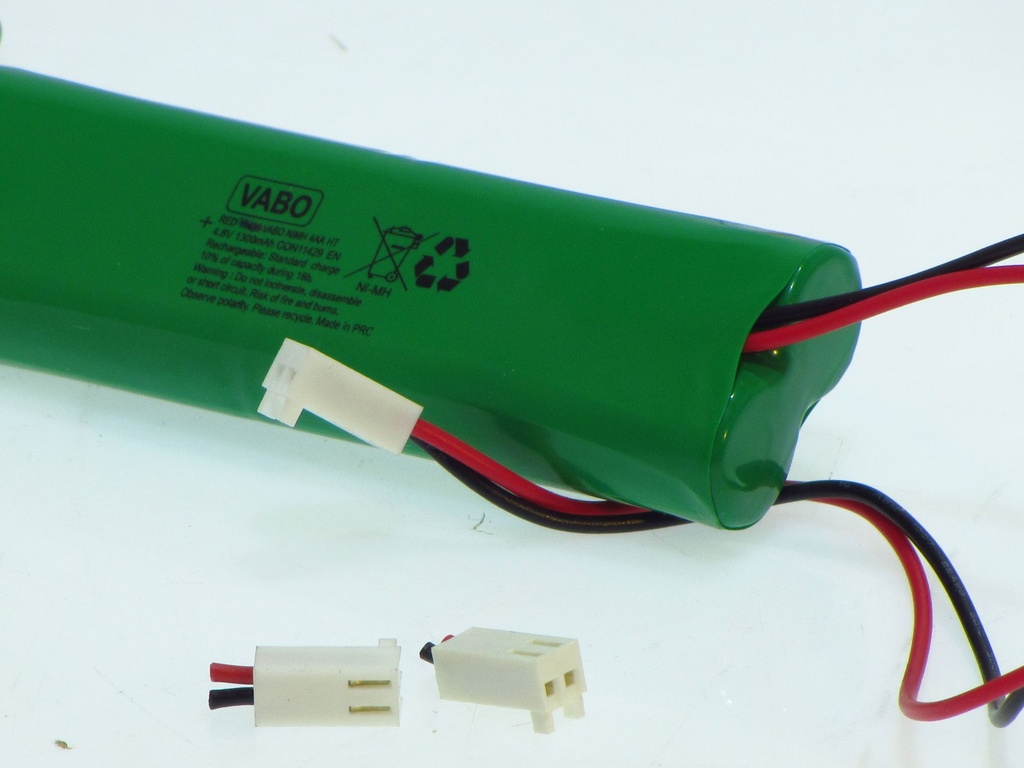 Vabo Nimh 4AA HT-G-  CONN 11468 4.8V 95x29x14 - 6124308