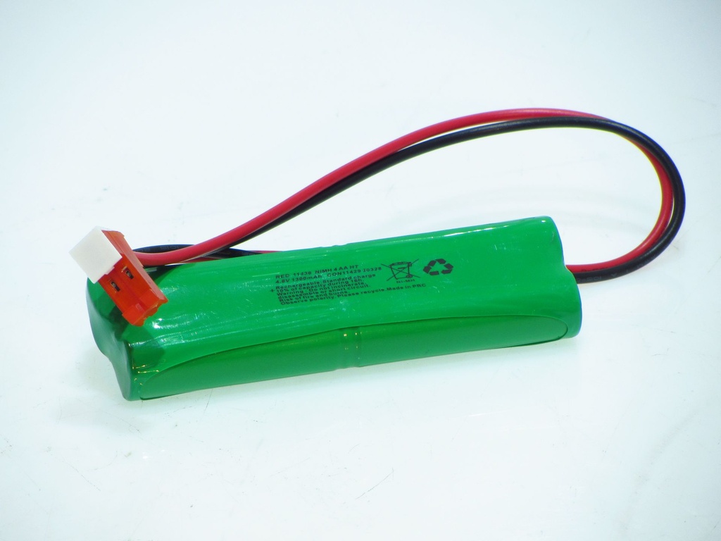 Vabo Nimh 4AA HT-G-  CONN 11429- 2WAY +/- 4.8V 1300MAH 95x2