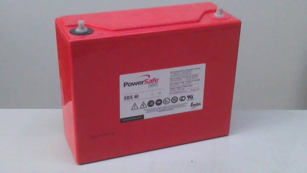 Enersys Powersafe SBS40  12V 38AH M6 STANDBY LEAD ACID-POR