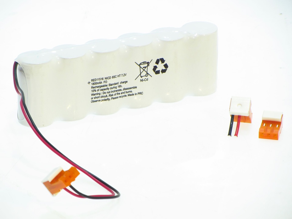 Vabo Nicd 6SC HT ZAZ 7.2V Wired 22AWG -3Way Connector 10975