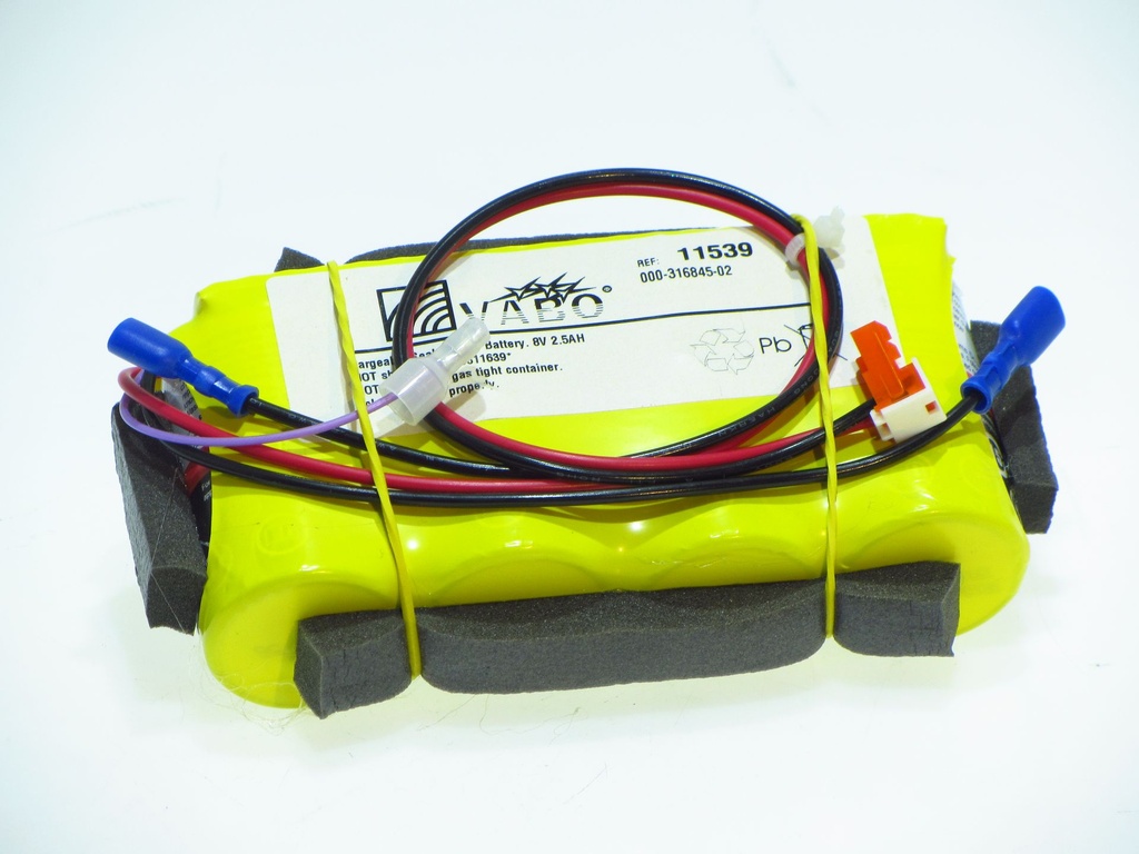 DOS3793 - Enersys 8V 2.5AH PB ZAZ 4DRAADS + CON 11437-POR
