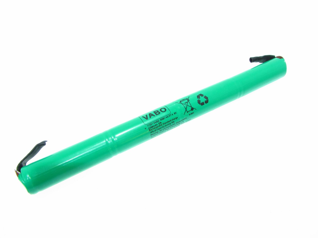 Vabo Nimh 4A2200 HT STACK 4.8V  17x 200 +6.3 Male -4.8 Male