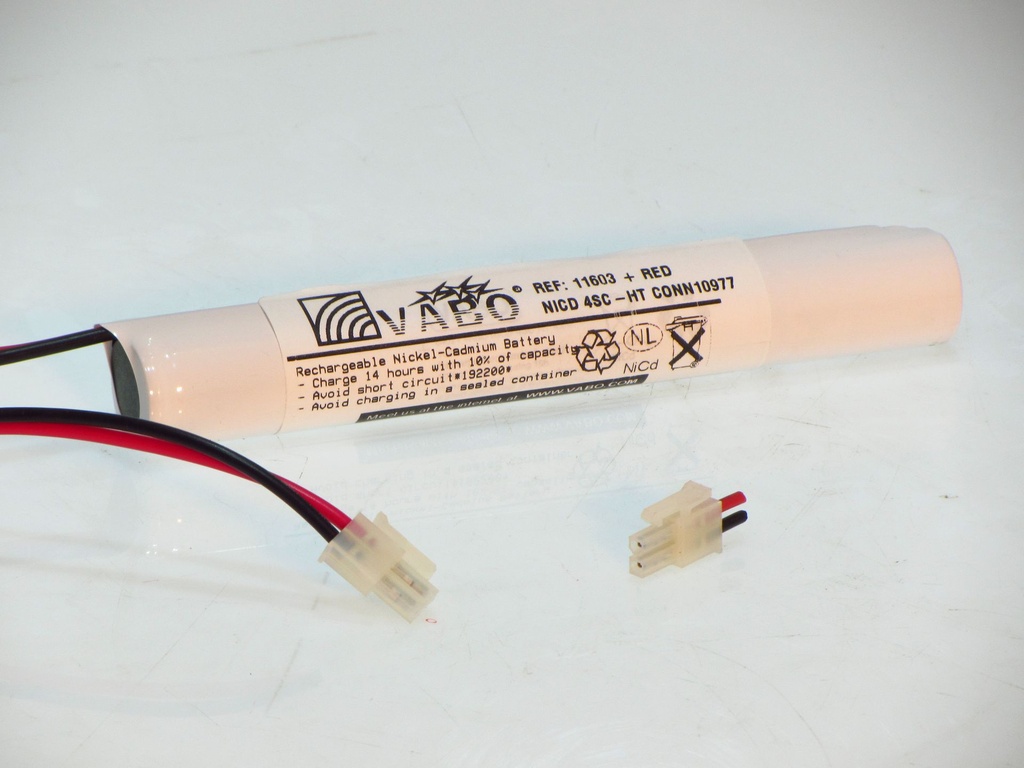 Vabo Nicd 4SC1800 HT Stack - Wired AWG CONN10977 4.8V 23 x