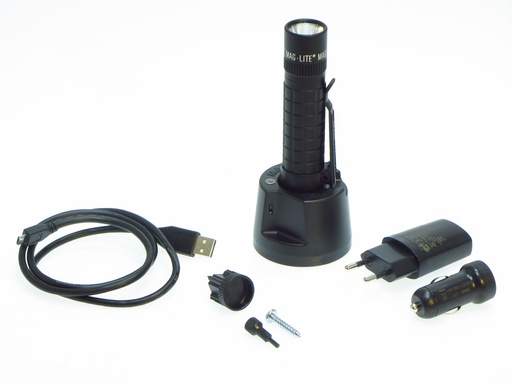 [11678] Maglite MAG-TAC RECHARGEABLE Black - TRM4RE4L - 671 LUMEN -