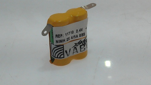 [11710] Vabo Nimh 2x 4/5A HT- Side By Side -  SLD  2.4V 1600MAH 34