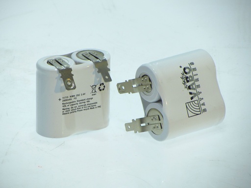 [11715] Vabo 2 Nimh-SC - 2.4V 2400MAH SBS +6.3Male - 4.8 Male  43 X