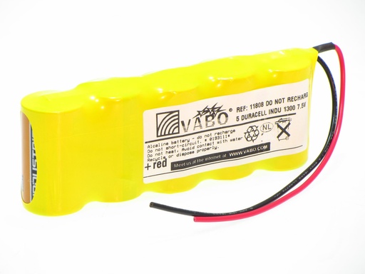 [11808] Duracell INDU 5x MN1300  7.5V ALCALINE Wired